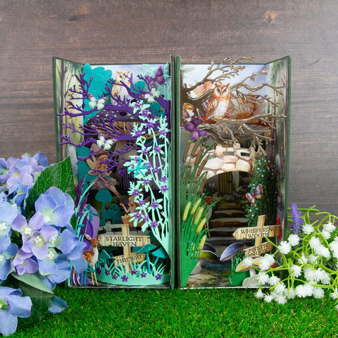 Tonic Studios Book Nook Papers, Adhesive Sheets & Book Covers - Mystic Book Nook Refill Collection - DB193