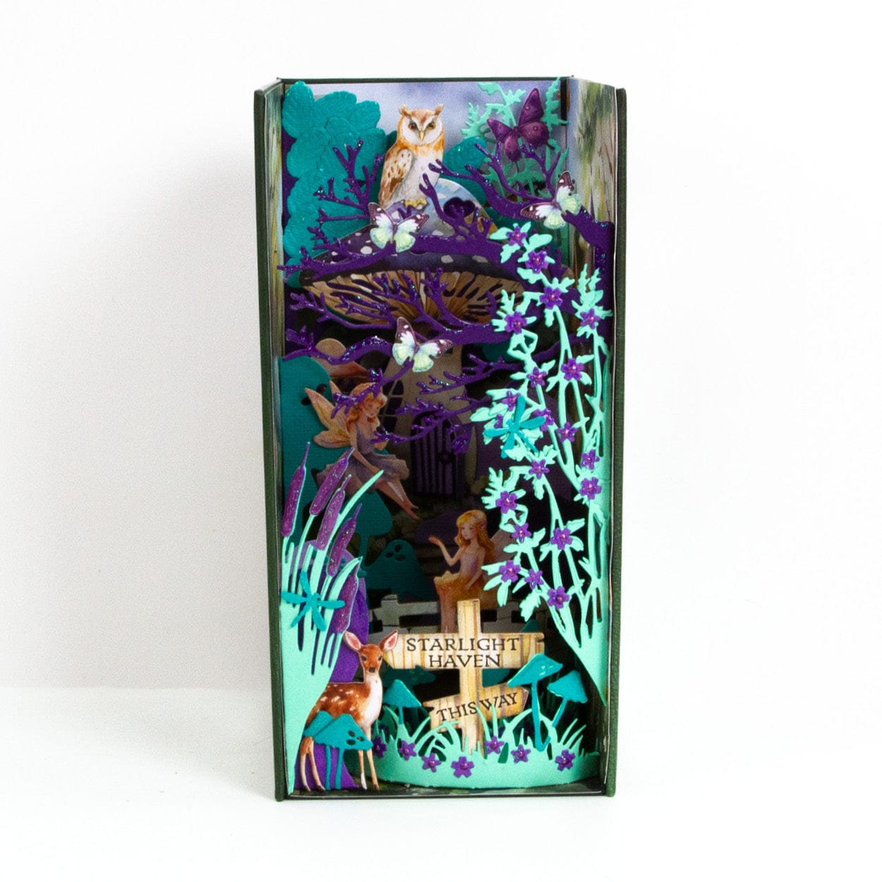 Tonic Studios Book Nook Papers, Adhesive Sheets & Book Covers - Mystic Book Nook Refill Collection - DB193