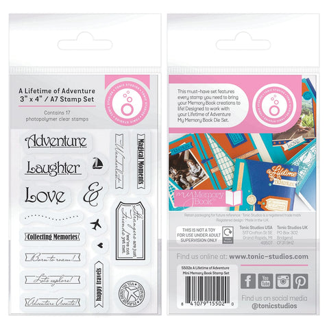 Tonic Studios bundle A Lifetime of Adventure Mini Memory Book Creator Bundle - DB125
