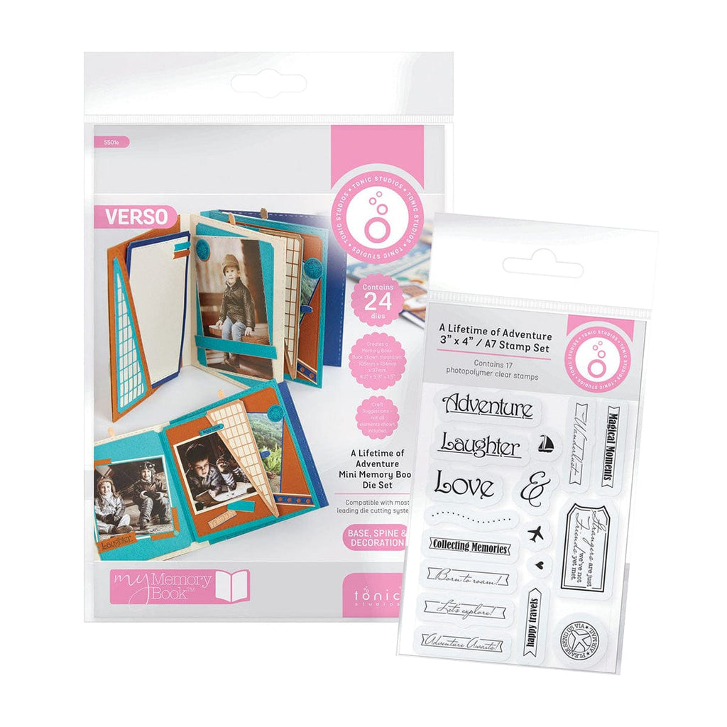 Tonic Studios bundle A Lifetime of Adventure - Mini Memory Book Creator Collection - DB125