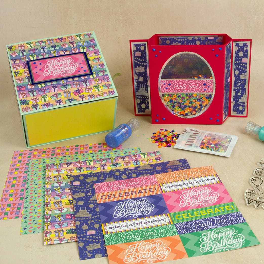 Tonic Studios bundle Birthday Fiesta Full Papercraft Collection