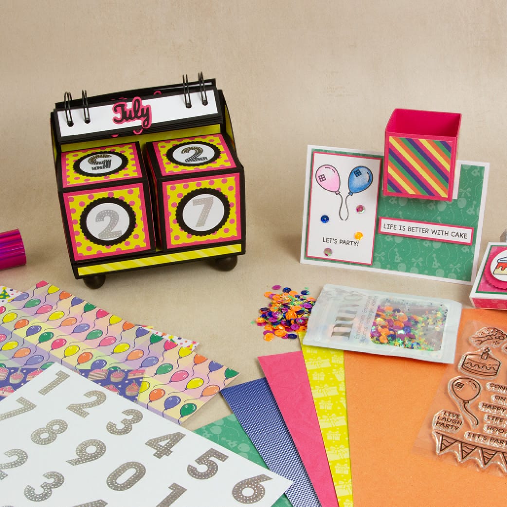 Tonic Studios bundle Birthday Fiesta Full Papercraft Collection