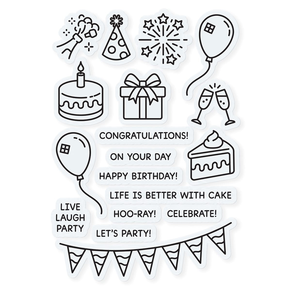 Tonic Studios bundle Birthday Fiesta Full Papercraft Collection - BW2601