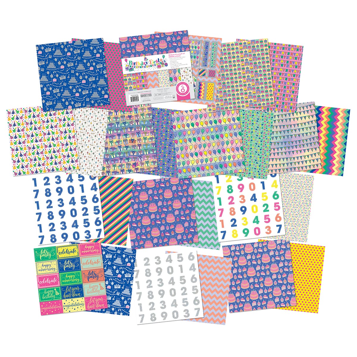Tonic Studios bundle Birthday Fiesta Full Papercraft Collection - BW2601