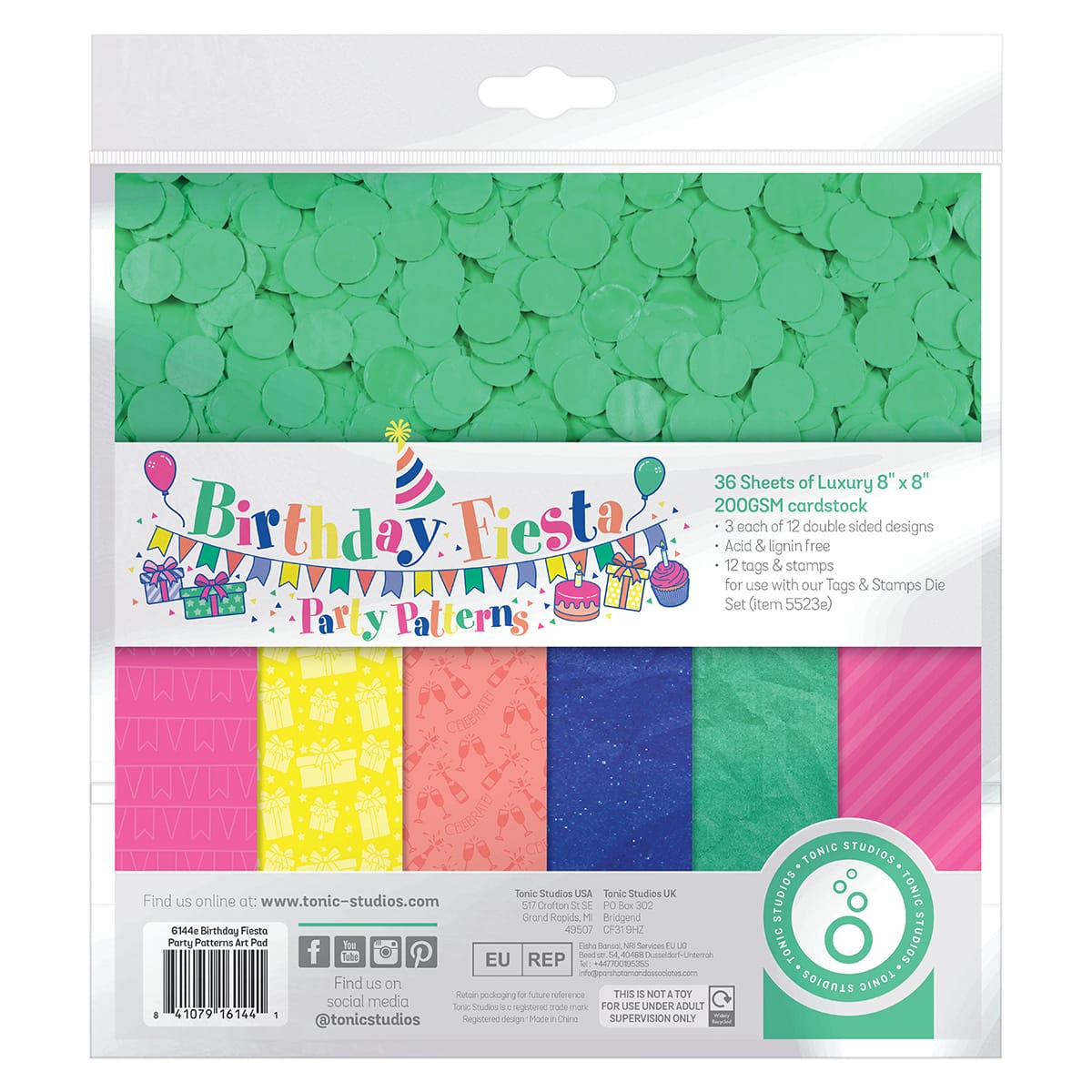 Tonic Studios bundle Birthday Fiesta Full Papercraft Collection - BW2601