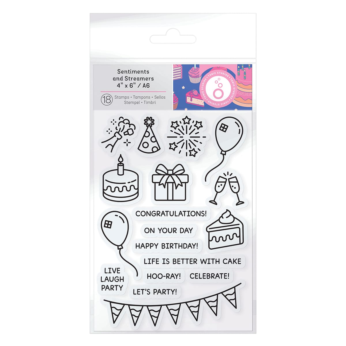 Tonic Studios bundle Birthday Fiesta Full Papercraft Collection - BW2601