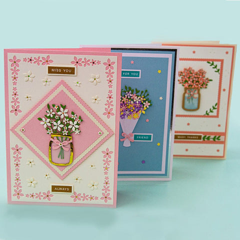 Tonic Studios bundle Bouquets & Buttermilk - Die & Stamp - 5354e