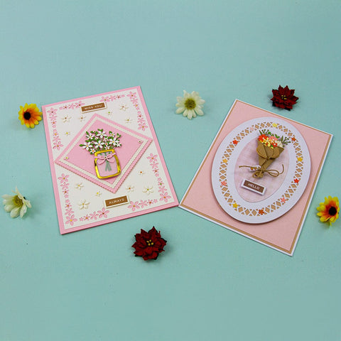 Tonic Studios bundle Bouquets & Buttermilk - Die & Stamp - 5354e