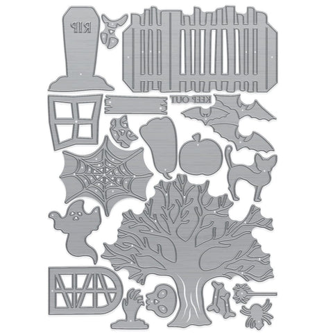 Tonic Studios bundle Dimensional Haunted House & Icons Die Set Collection - DB074