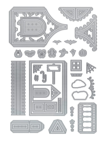 Tonic Studios bundle Dimensional Haunted House & Icons Die Set Collection - DB074