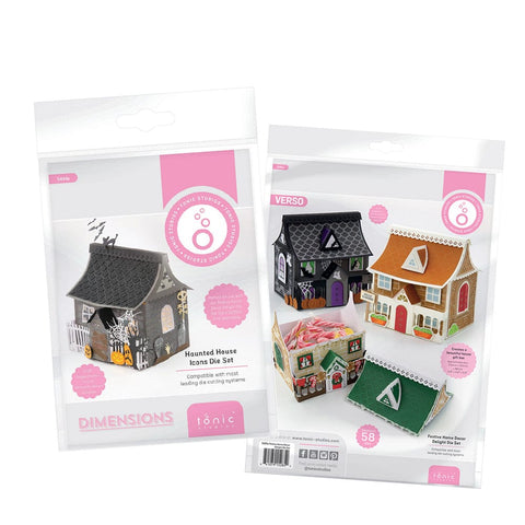 Tonic Studios bundle Dimensional Haunted House & Icons Die Set Collection - DB074