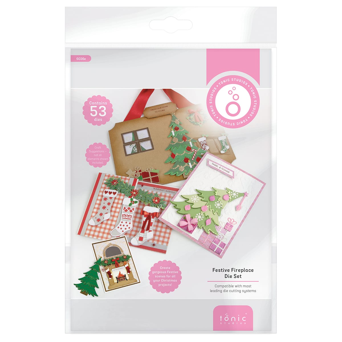 Tonic Studios bundle Festive Fireplace Collection