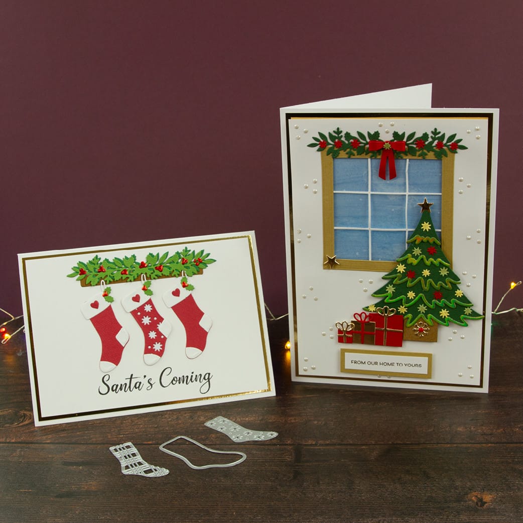 Tonic Studios bundle Festive Fireplace Collection