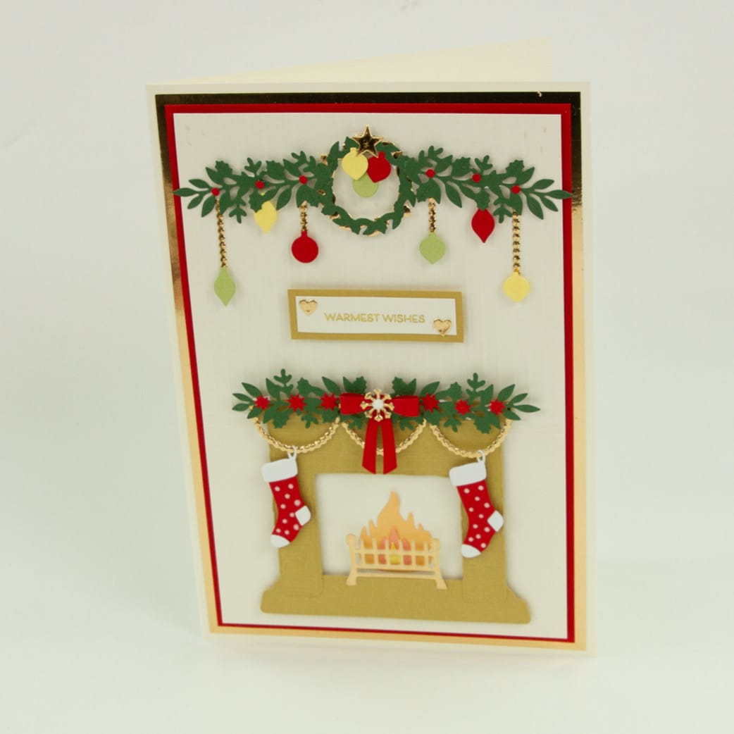 Tonic Studios bundle Festive Fireplace Collection
