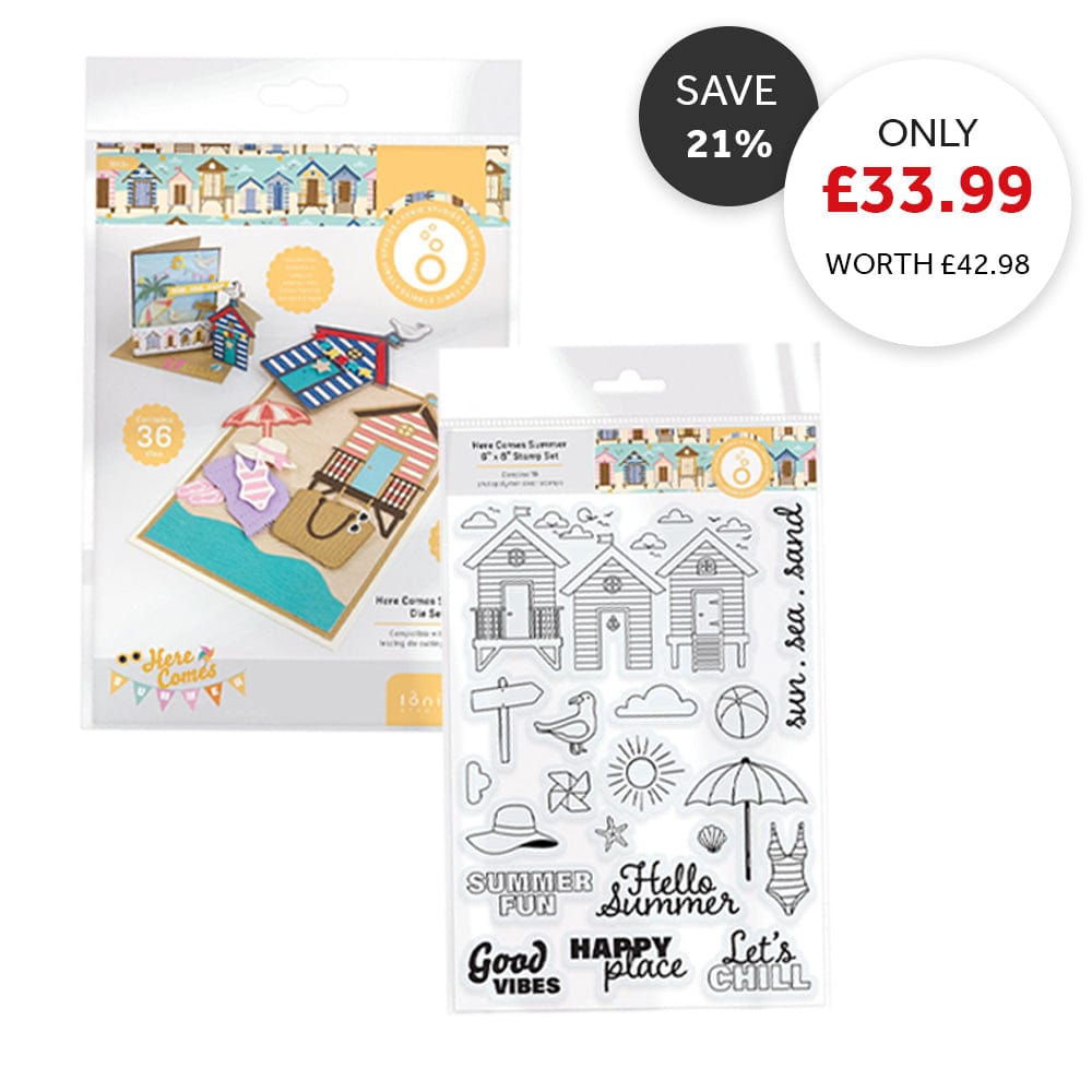 Tonic Studios Bundle Here Comes Summer - Die & Stamp Collection