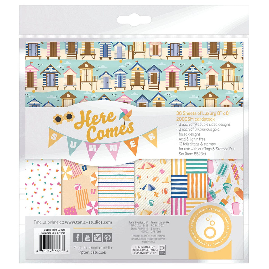 Tonic Studios Bundle Here Comes Summer Full Papercraft Collection