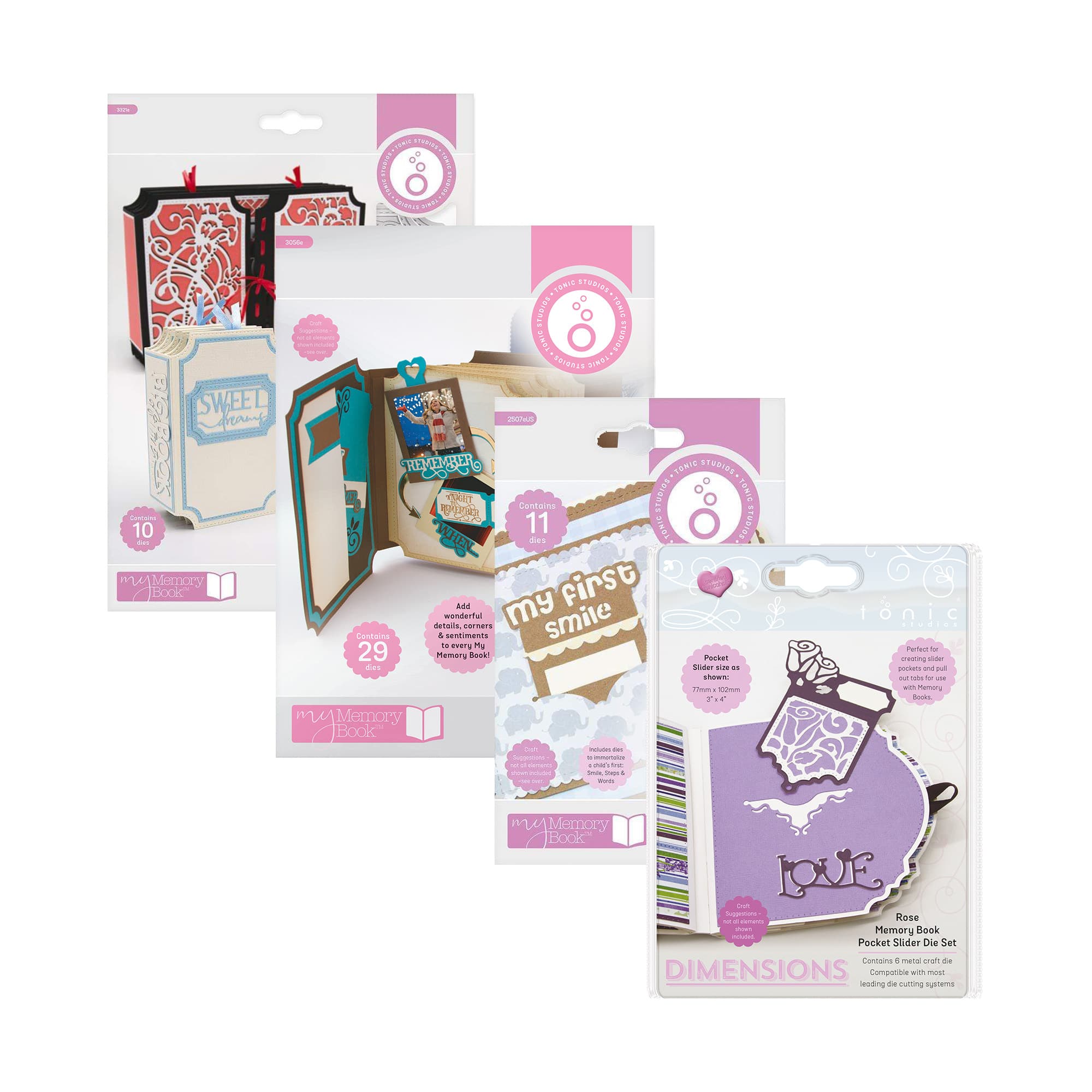 Tonic Studios bundle My Memory Book Accessories - Die Set Bundle