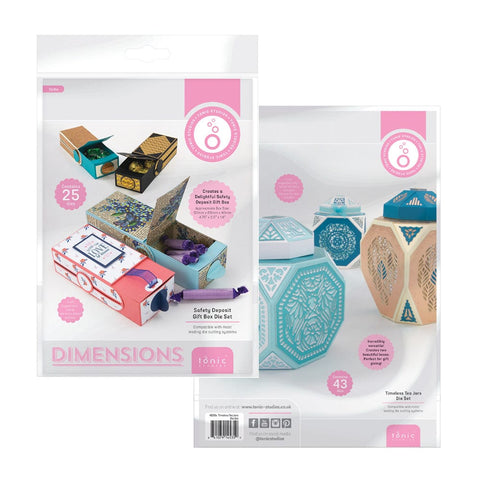 Tonic Studios bundle Safety Deposit Box & Timeless Tea Jars Bundle - DB104