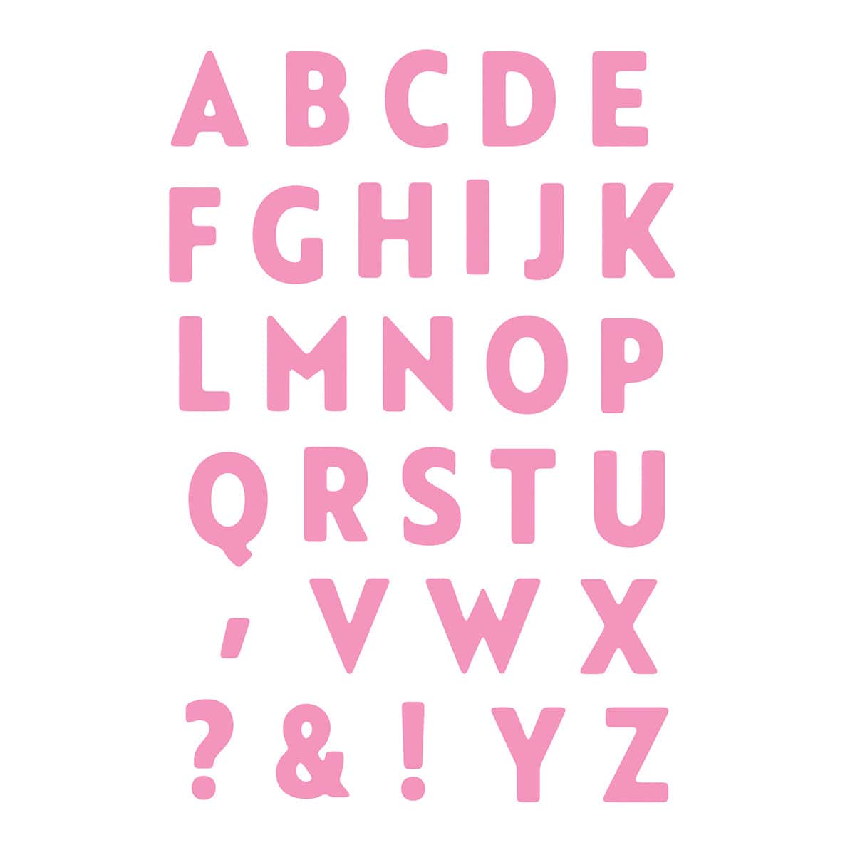 Tonic Studios bundle Simple Alphabet 4"x6"/A6 Stamp Set - 5592e