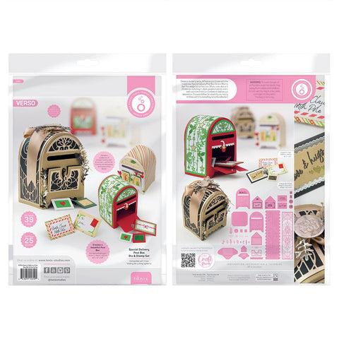Tonic Studios bundle Special Delivery Post Box Die & Stamp Set - 5319e