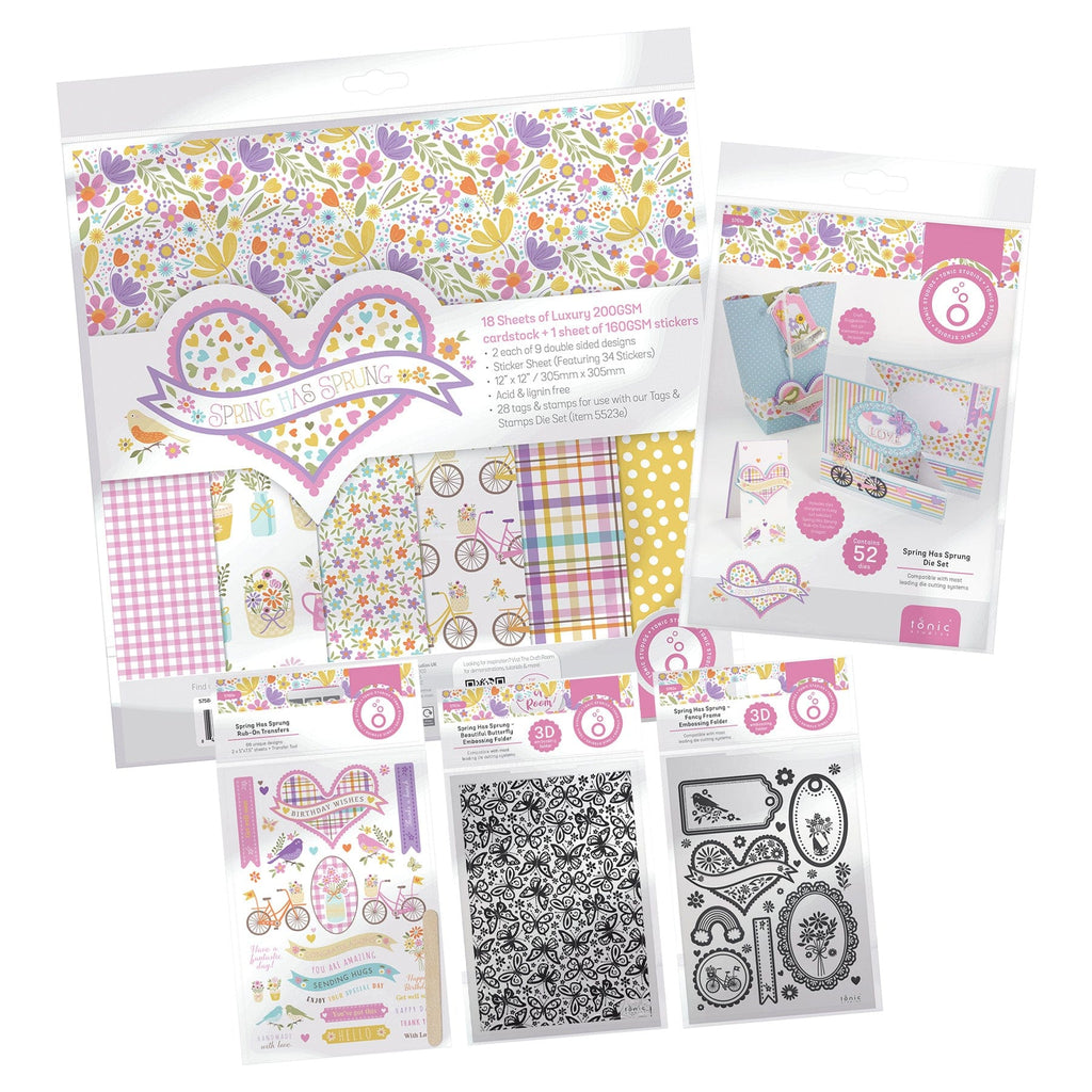Tonic Studios Bundle Spring Has Sprung Full Papercraft Collection - DB170