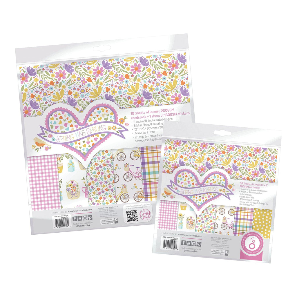 Paper Spring Collection Spring Has Sprung Papercraft Collection – Tonic Studios