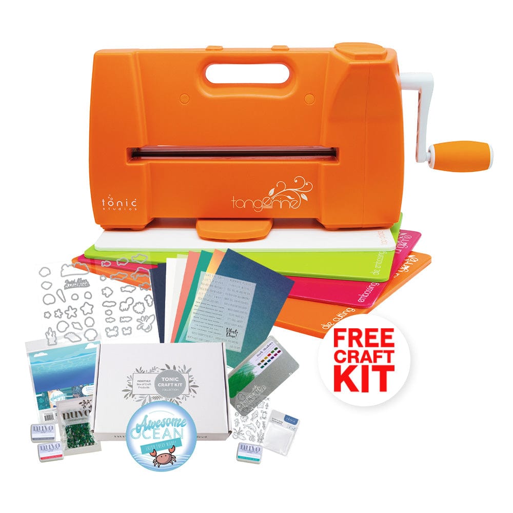 Tonic Studios bundle Tangerine Die Cutting Machine With FREE Tonic Craft Kit - TB13
