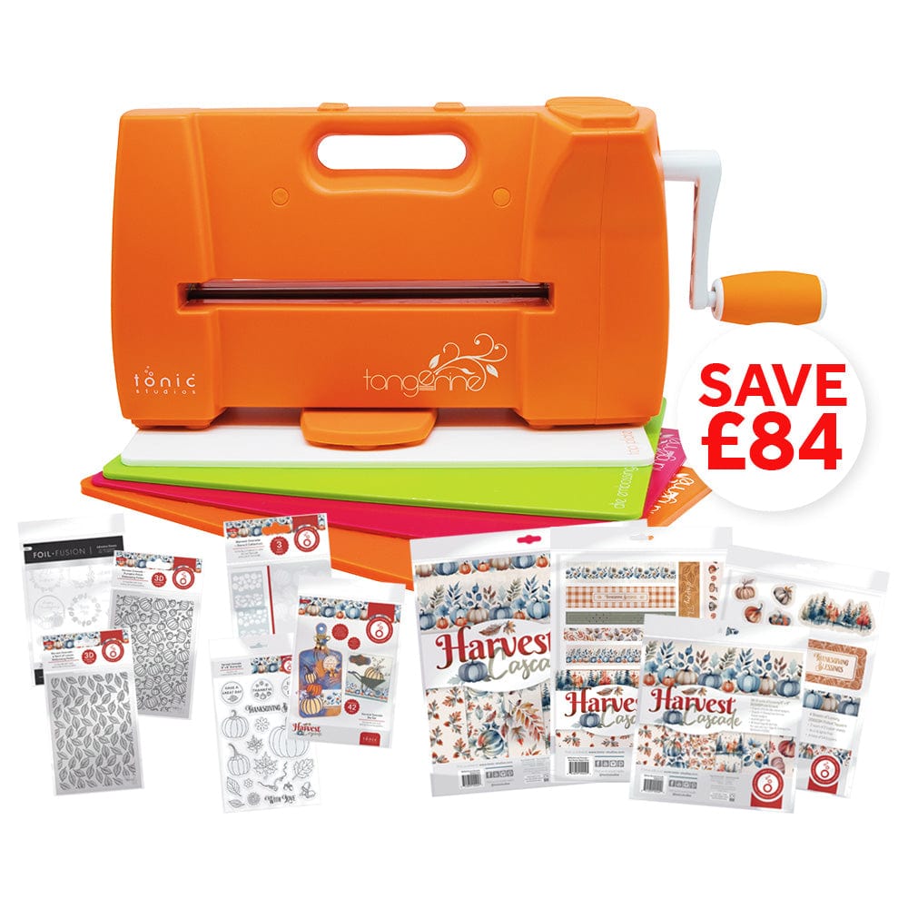 Tonic Studios bundle Tangerine Die Cutting Machine With Harvest Cascade Full Collection - TB11