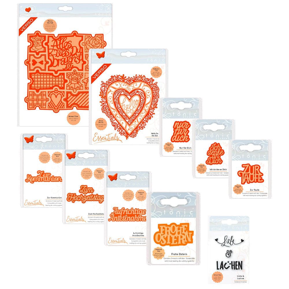 Tonic Studios bundle Tonic Studios - Mix of German Die/Stamp Sets - CW23-01