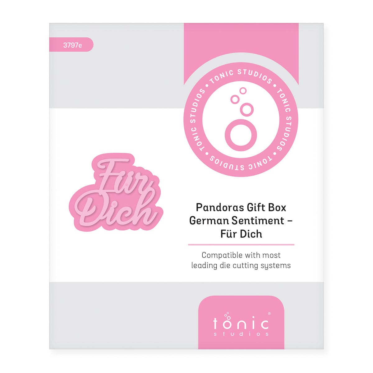 Tonic Studios bundle Tonic Studios - Pandoras Gift Box German Sentiment - Fur Dich - 3797E