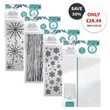 Load image into Gallery viewer, Tonic Studios Bundle Winters Veil - 3D Embossing Folder &amp; Stencil Collection - DB143