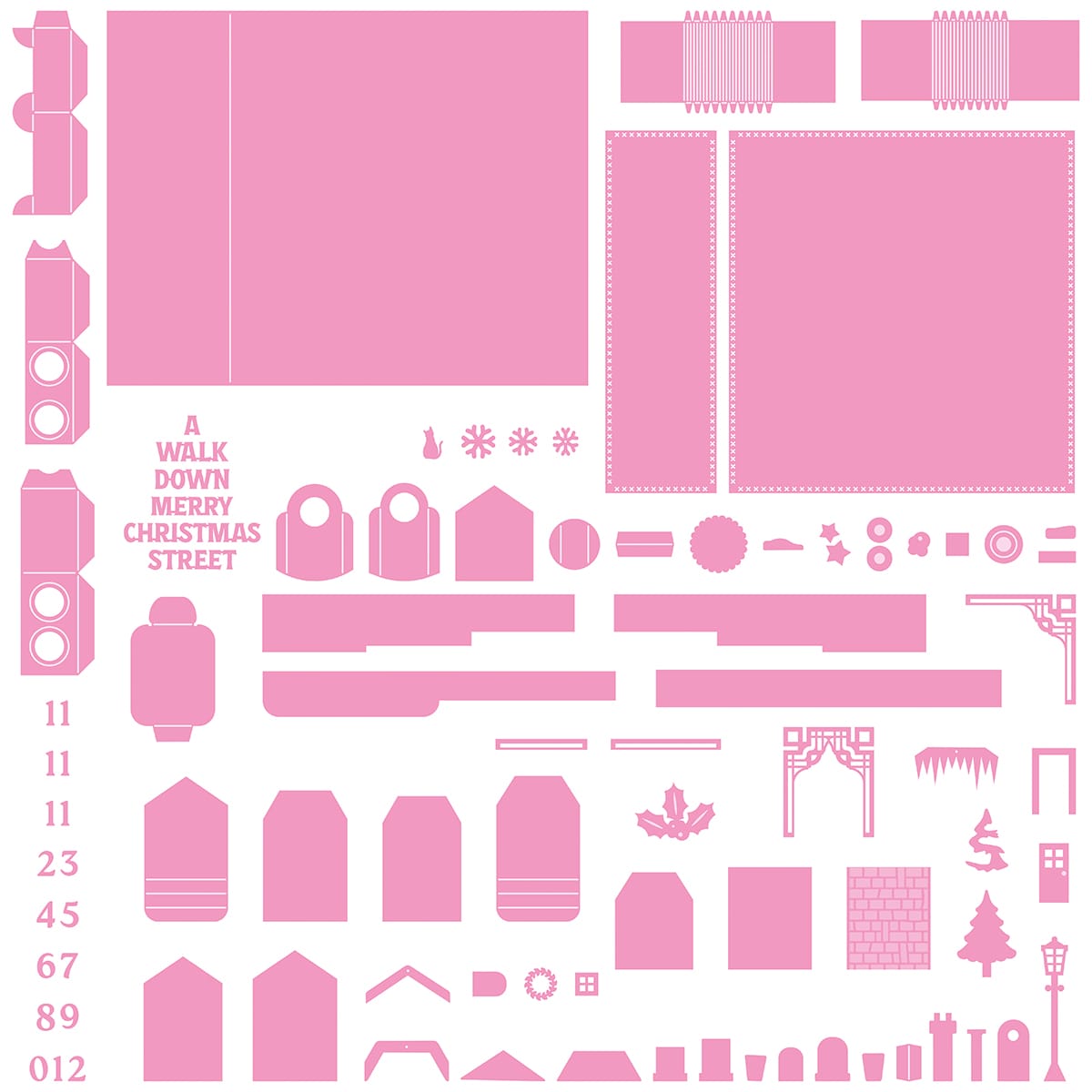 Tonic Studios Christmas Street Advent Book Die Set