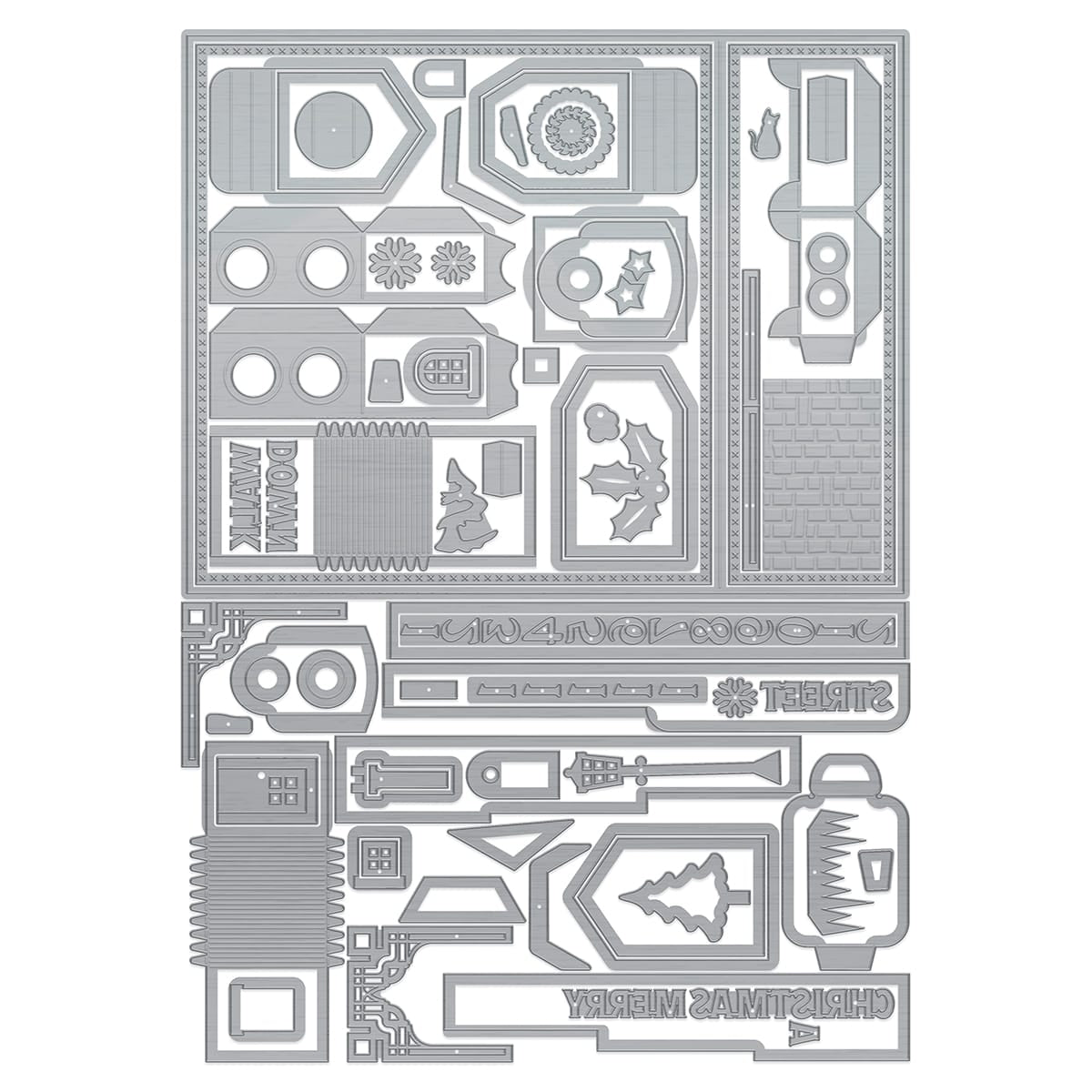 Tonic Studios Christmas Street Advent Book Die Set