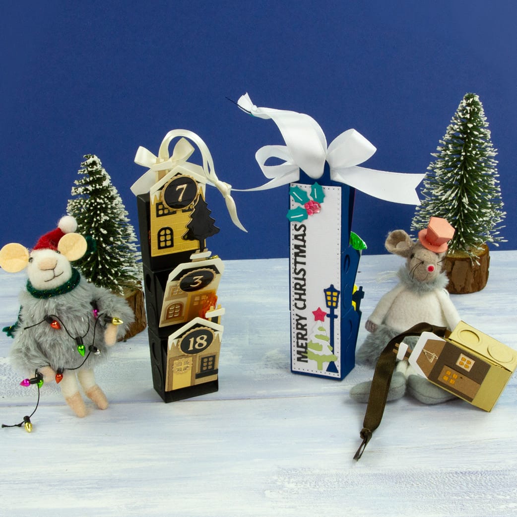 Tonic Studios Christmas Street Advent Book Die Set
