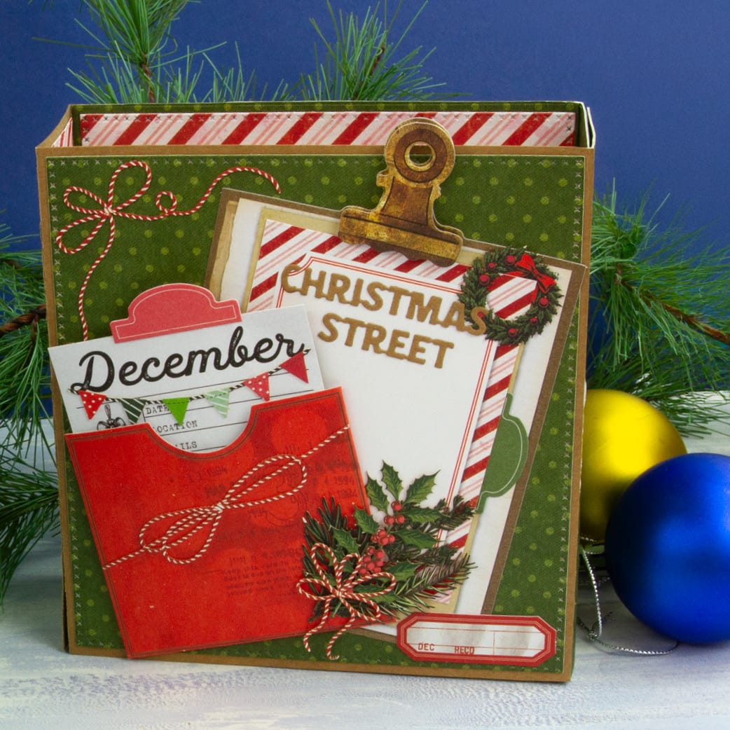 Tonic Studios Christmas Street Advent Book Die Set