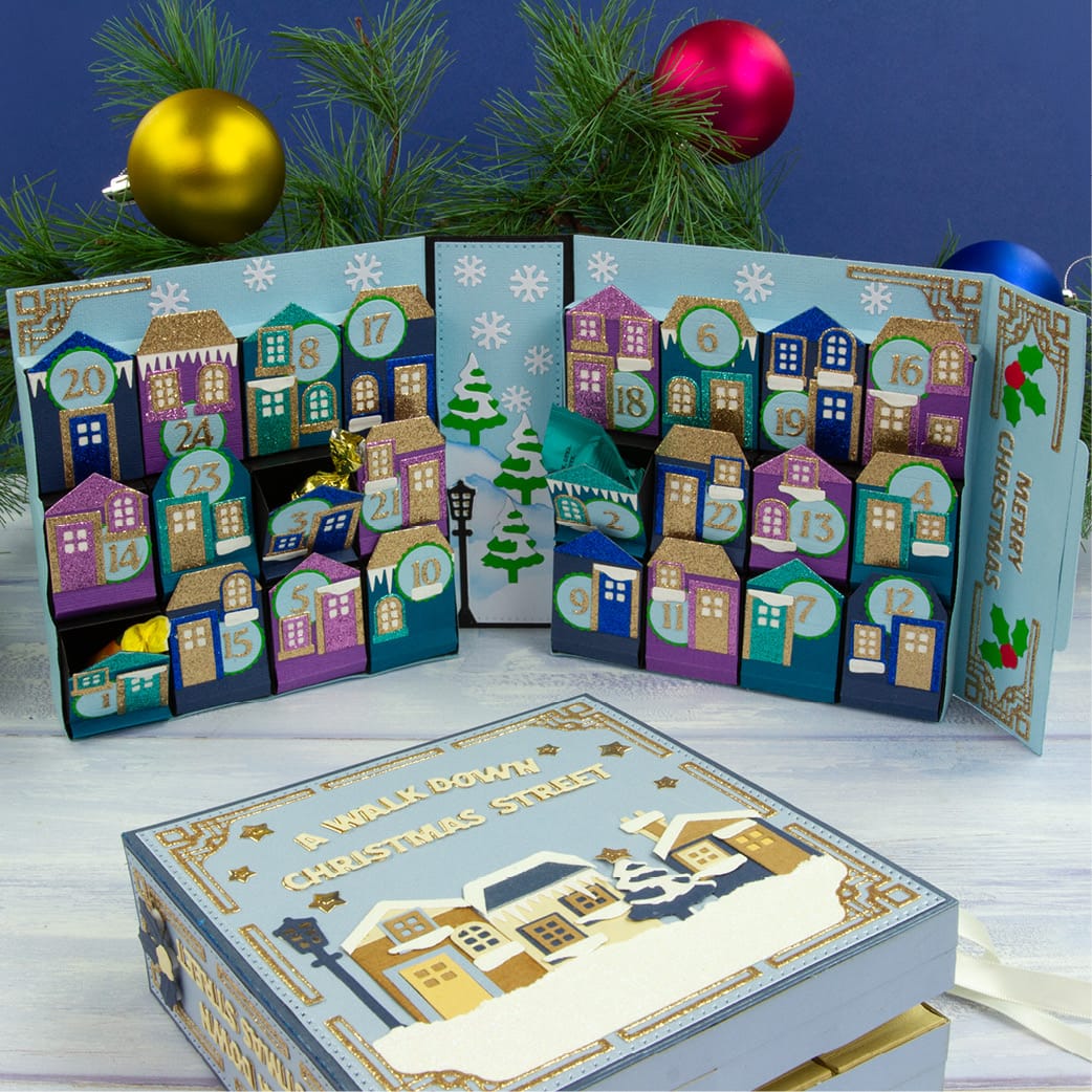 Tonic Studios Christmas Street Advent Book Die Set