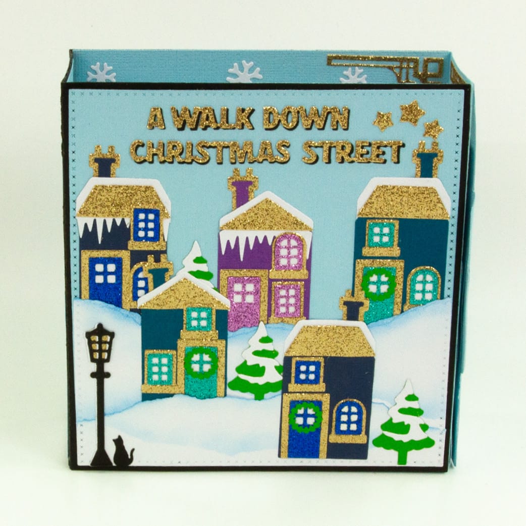Tonic Studios Christmas Street Advent Book Die Set