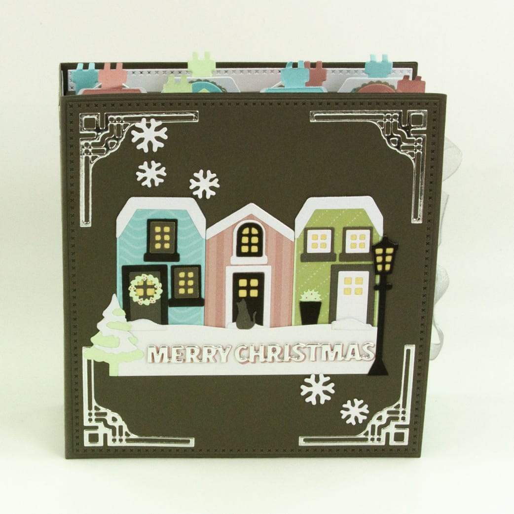 Tonic Studios Christmas Street Advent Book Die Set