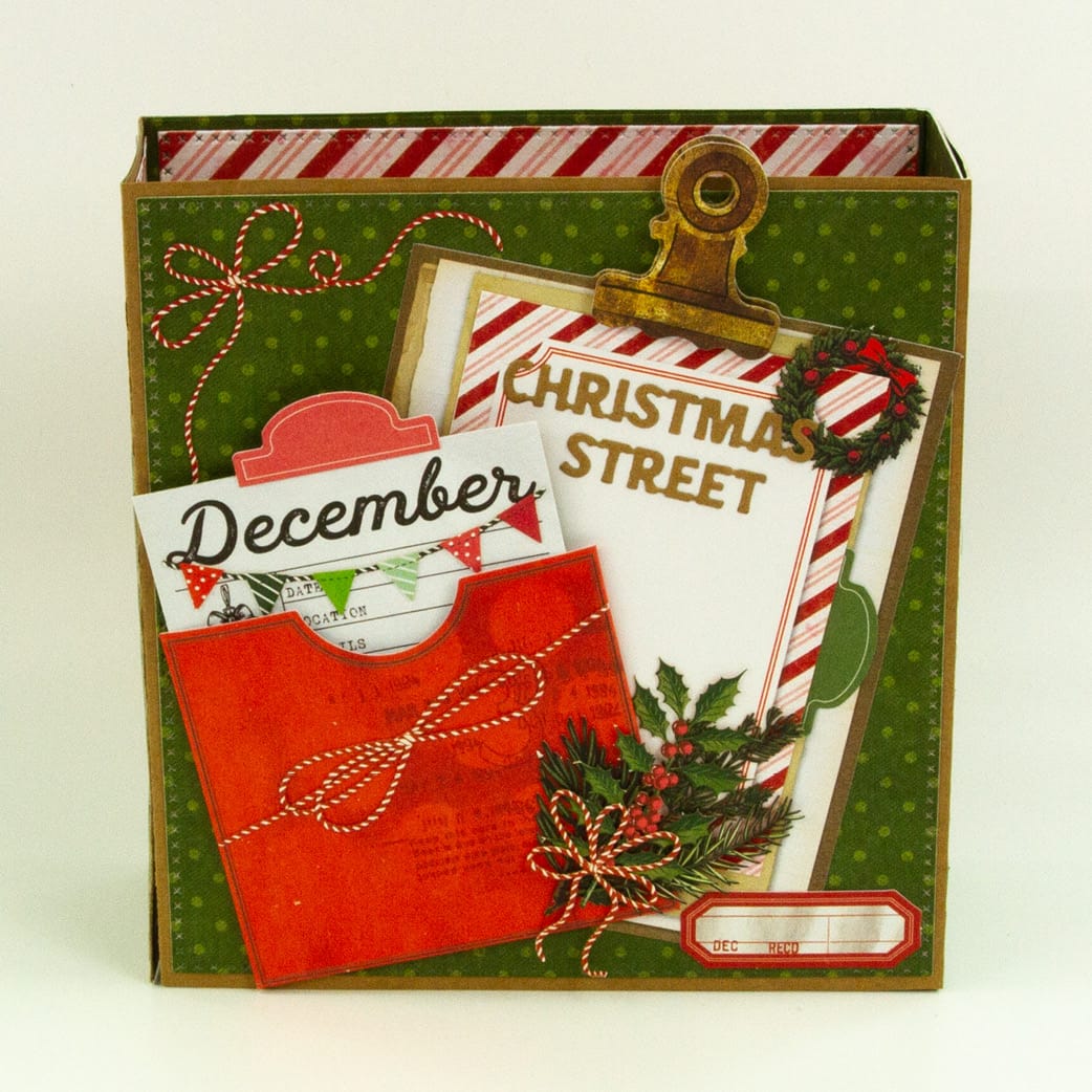 Tonic Studios Christmas Street Advent Book Die Set
