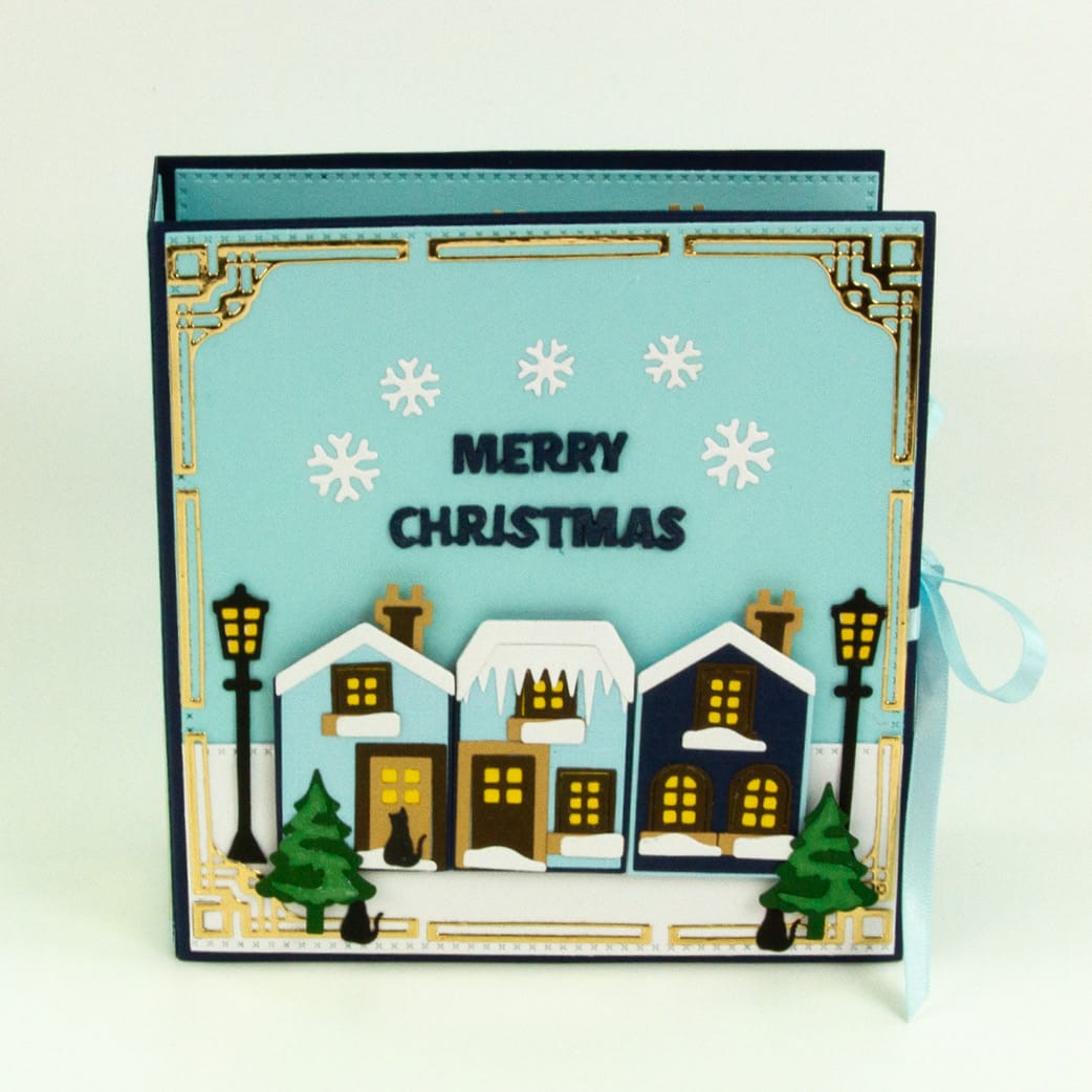 Tonic Studios Christmas Street Advent Book Die Set