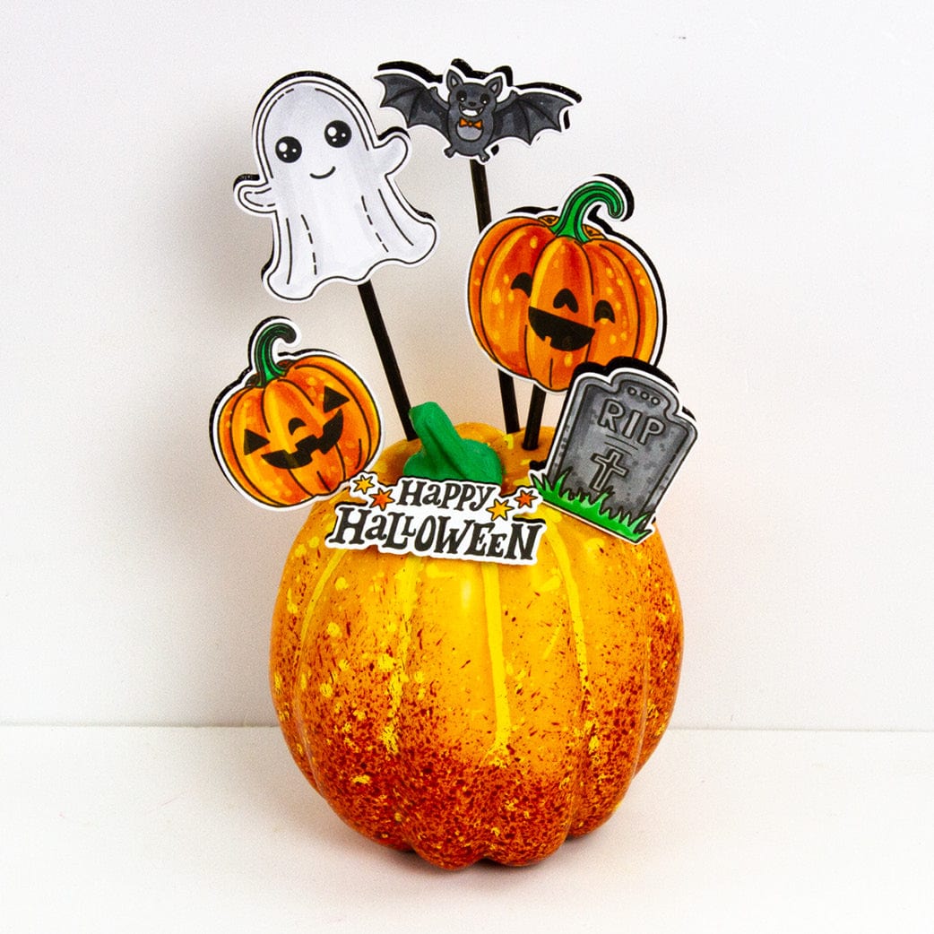 Tonic Studios Creative Collection A Frightfully Friendly Creative Collection - Die, Stamp & Stencil Set - 5977e