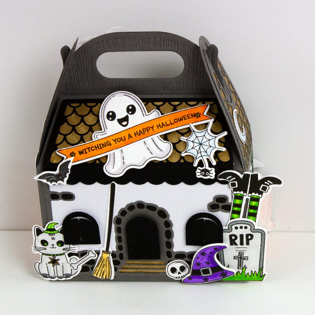 Tonic Studios Creative Collection A Frightfully Friendly Creative Collection - Die, Stamp & Stencil Set - 5977e