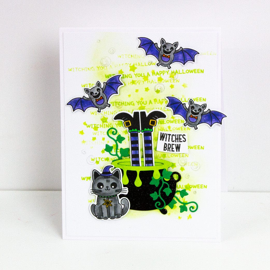 Tonic Studios Creative Collection A Frightfully Friendly Creative Collection - Die, Stamp & Stencil Set - 5977e