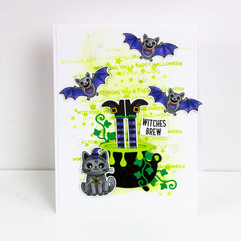 Tonic Studios Creative Collection A Frightfully Friendly Creative Collection - Die, Stamp & Stencil Set - 5977e
