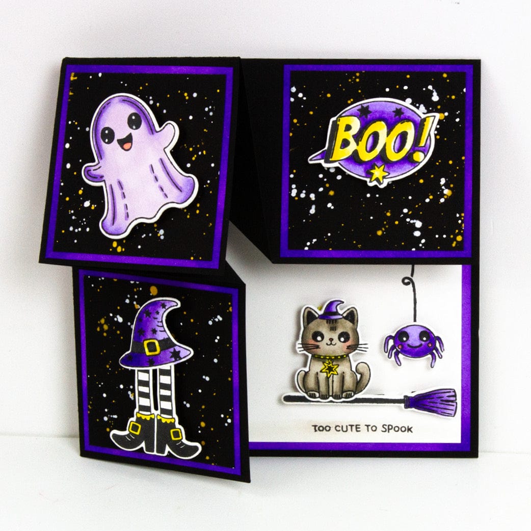 Tonic Studios Creative Collection A Frightfully Friendly Creative Collection - Die, Stamp & Stencil Set - 5977e
