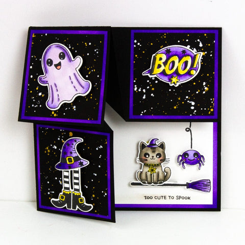 Tonic Studios Creative Collection A Frightfully Friendly Creative Collection - Die, Stamp & Stencil Set - 5977e