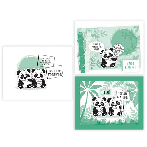 Tonic Studios Creative Collection A Panda-ful Creative Collection - Die, Stamp & Stencil Set - 5938e