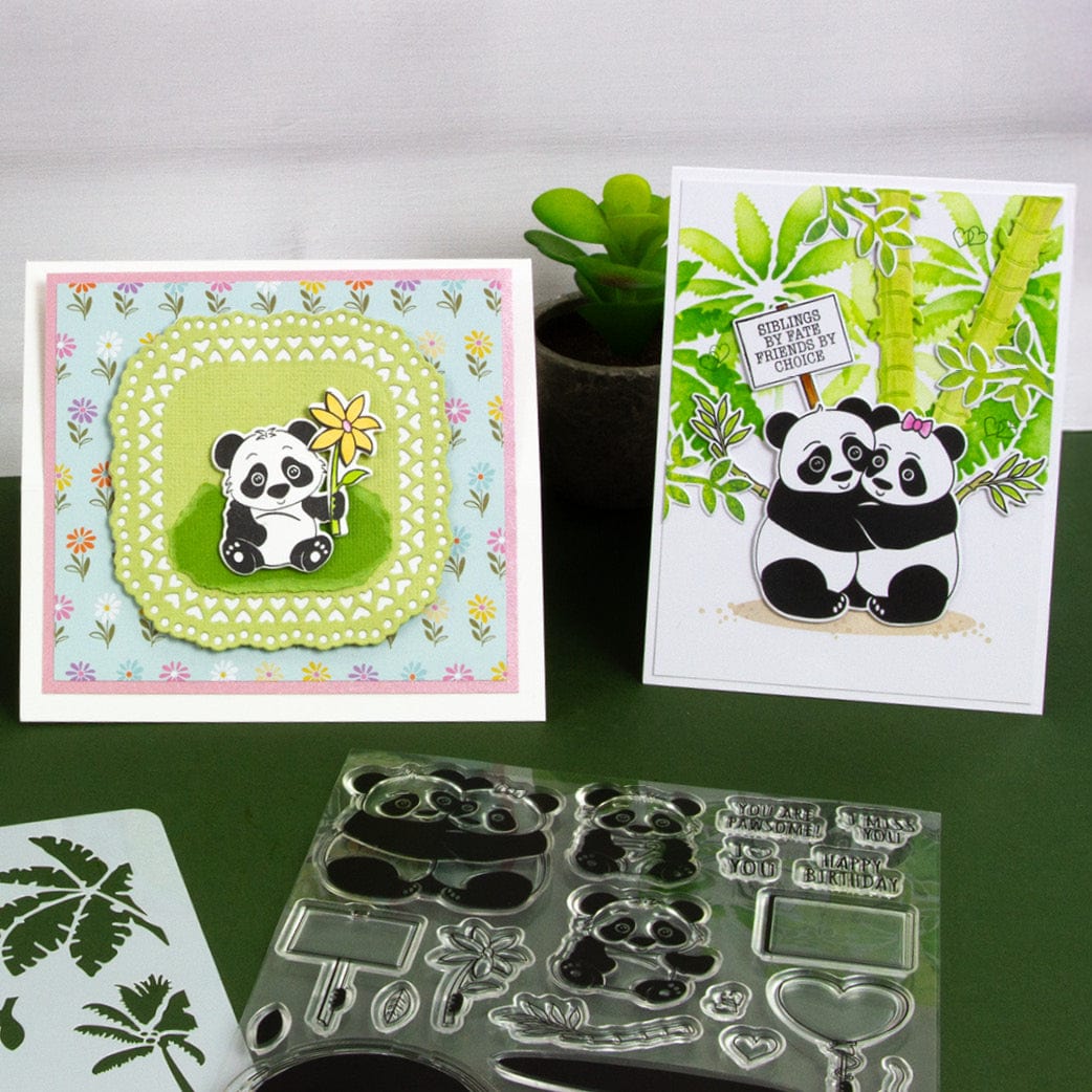 Tonic Studios Creative Collection A Panda-ful Creative Collection - Die, Stamp & Stencil Set - 5938e