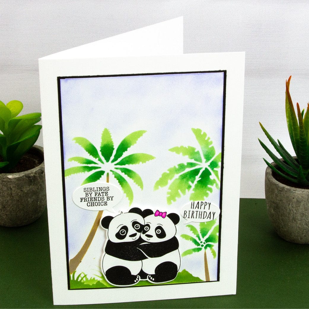 Tonic Studios Creative Collection A Panda-ful Creative Collection - Die, Stamp & Stencil Set - 5938e