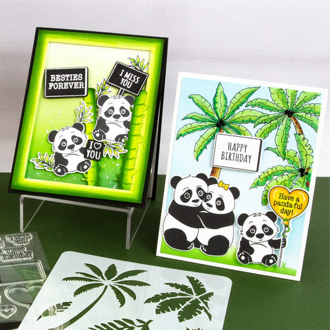 Tonic Studios Creative Collection A Panda-ful Creative Collection - Die, Stamp & Stencil Set - 5938e